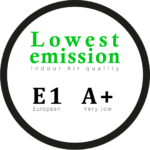 Logo Admonter -lowest emission E1 A+ indoor quality green